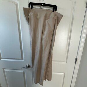 Old Navy Pixie Wide Leg Tan Pants XXL Mocha Taffy Color